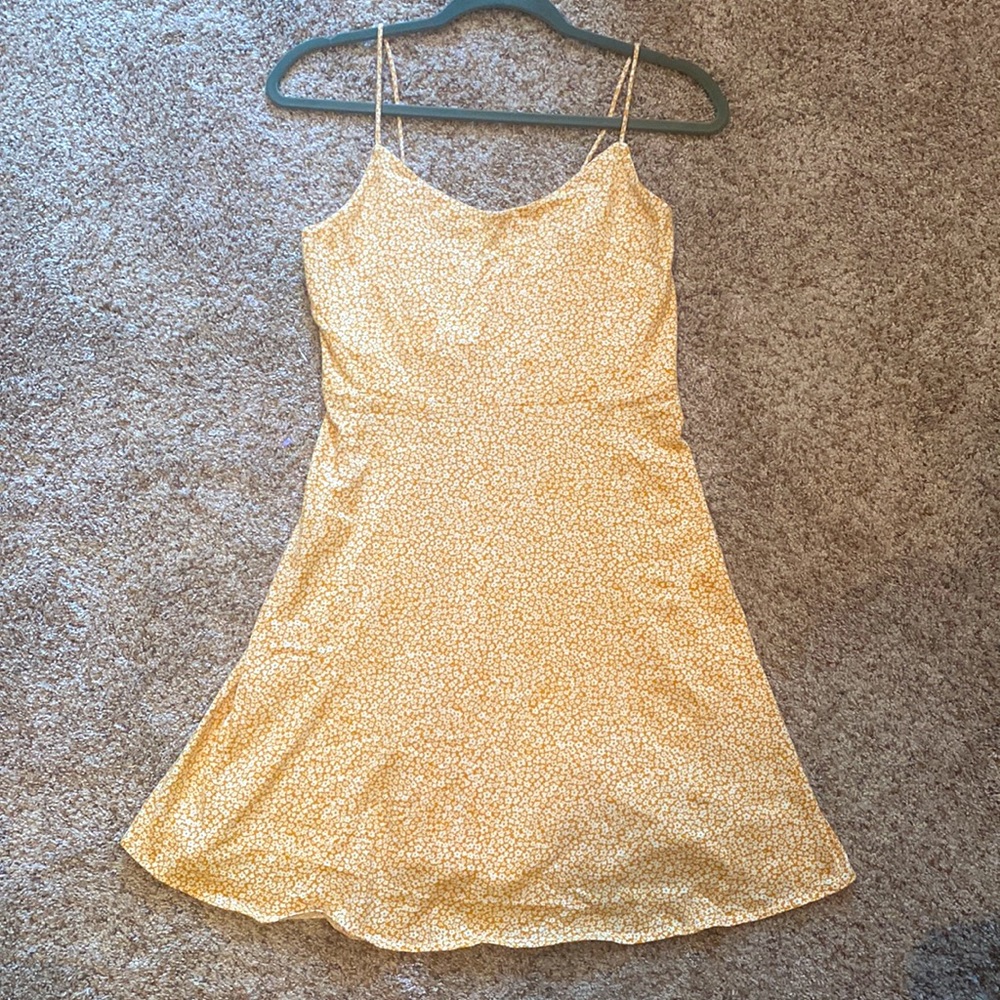 Yellow Floral Sundress